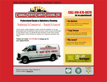 Tablet Screenshot of carrollcarpet.com